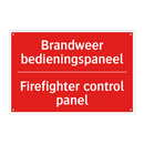 Brandweer bedieningspaneel - Firefighter control panel