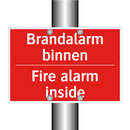 Brandalarm binnen - Fire alarm inside