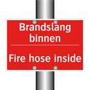 Brandslang binnen - Fire hose inside