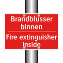 Brandblusser binnen - Fire extinguisher inside