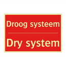 Droog systeem - Dry system