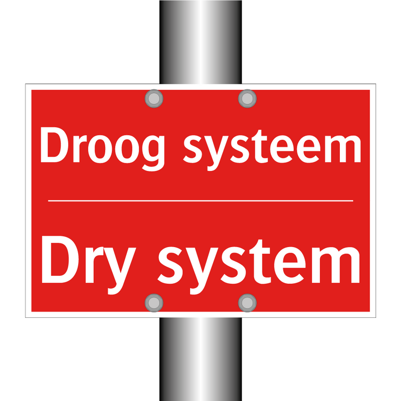 Droog systeem - Dry system