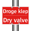 Droge klep - Dry valve