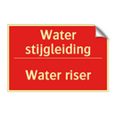 Water stijgleiding - Water riser