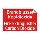 Brandblusser Kooldioxide - Fire Extinguisher Carbon Dioxide