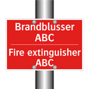 Brandblusser ABC - Fire extinguisher ABC