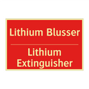 Lithium Blusser - Lithium Extinguisher