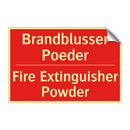 Brandblusser Poeder - Fire Extinguisher Powder