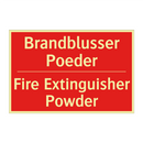 Brandblusser Poeder - Fire Extinguisher Powder
