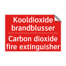 Kooldioxide brandblusser - Carbon dioxide fire extinguisher