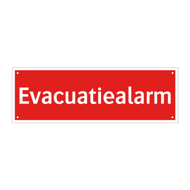 Evacuatiealarm