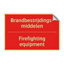 Brandbestrijdings- middelen - Firefighting equipment