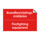 Brandbestrijdings- middelen - Firefighting equipment