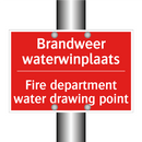 Brandweer waterwinplaats - Fire department water drawing point