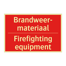 Brandweer- materiaal - Firefighting equipment