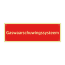 Gaswaarschuwingssysteem