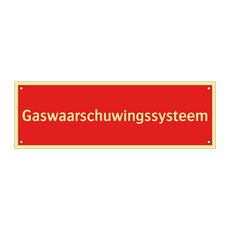 Gaswaarschuwingssysteem