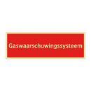 Gaswaarschuwingssysteem