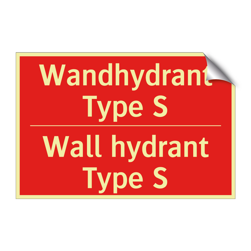 Wandhydrant Type S - Wall hydrant Type S