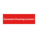 Gaswaarschuwingssysteem