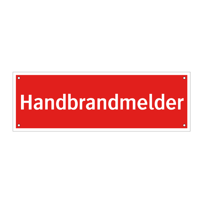 Handbrandmelder