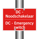 DC - Noodschakelaar - DC - Emergency switch