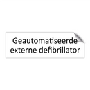 Geautomatiseerde externe defibrillator & Geautomatiseerde externe defibrillator