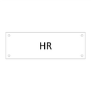 HR & HR & HR