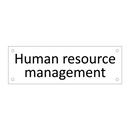 Human resource management & Human resource management & Human resource management