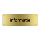 Informatie & Informatie & Informatie