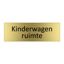 Kinderwagen ruimte & Kinderwagen ruimte & Kinderwagen ruimte & Kinderwagen ruimte