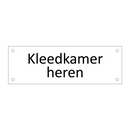 Kleedkamer heren & Kleedkamer heren & Kleedkamer heren