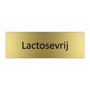 Lactosevrij & Lactosevrij & Lactosevrij