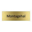 Montagehal & Montagehal & Montagehal