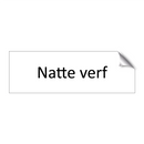 Natte verf & Natte verf & Natte verf