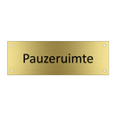 Pauzeruimte & Pauzeruimte & Pauzeruimte