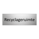 Recyclageruimte & Recyclageruimte & Recyclageruimte & Recyclageruimte & Recyclageruimte