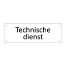 Technische dienst & Technische dienst & Technische dienst