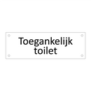 Toegankelijk toilet & Toegankelijk toilet & Toegankelijk toilet