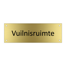 Vuilnisruimte & Vuilnisruimte & Vuilnisruimte