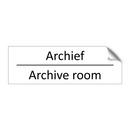 Archief - Archive room & Archief - Archive room & Archief - Archive room