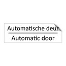 Automatische deur - Automatic door & Automatische deur - Automatic door