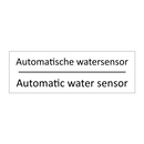 Automatische watersensor - Automatic water sensor