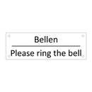 Bellen - Please ring the bell & Bellen - Please ring the bell & Bellen - Please ring the bell