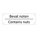 Bevat noten - Contains nuts & Bevat noten - Contains nuts & Bevat noten - Contains nuts