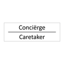 Conciërge - Caretaker & Conciërge - Caretaker & Conciërge - Caretaker & Conciërge - Caretaker