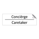 Conciërge - Caretaker & Conciërge - Caretaker & Conciërge - Caretaker