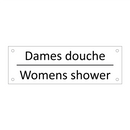 Dames douche - Womens shower & Dames douche - Womens shower & Dames douche - Womens shower