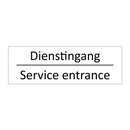 Dienstingang - Service entrance & Dienstingang - Service entrance & Dienstingang - Service entrance