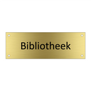 Bibliotheek & Bibliotheek & Bibliotheek